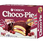 Мучн.кондит.изд.с шок.глаз."CHOCO PIE" ВИШНЯ 1*360гр